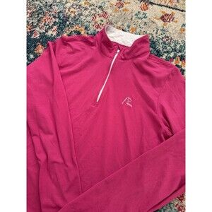 Rhoback The Women's Solid Performance Q-Zip Pullover Sweatshirt Size M